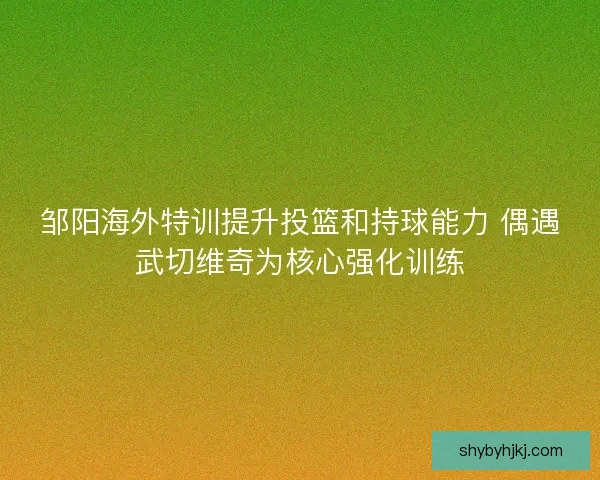 邹阳海外特训提升投篮和持球能力 偶遇武切维奇为核心强化训练
